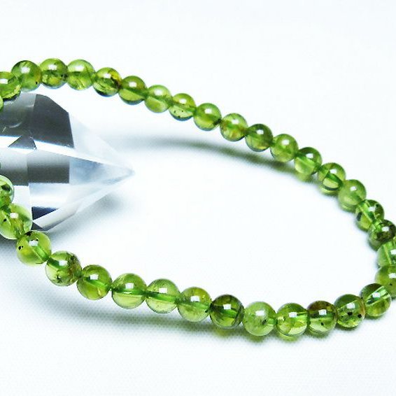 ペリドット ブレスレット 5mm [T283-10935]