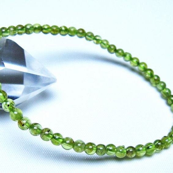ペリドット ブレスレット 4mm [t283-11055]