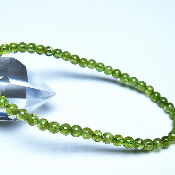 ペリドット ブレスレット 4mm [t283-11063]