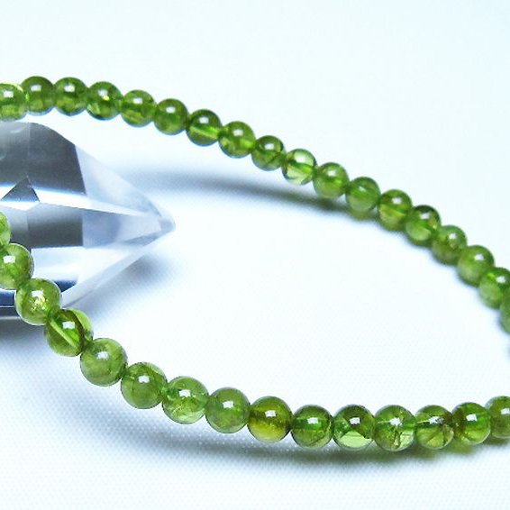 ペリドット ブレスレット 5mm [t283-11076]
