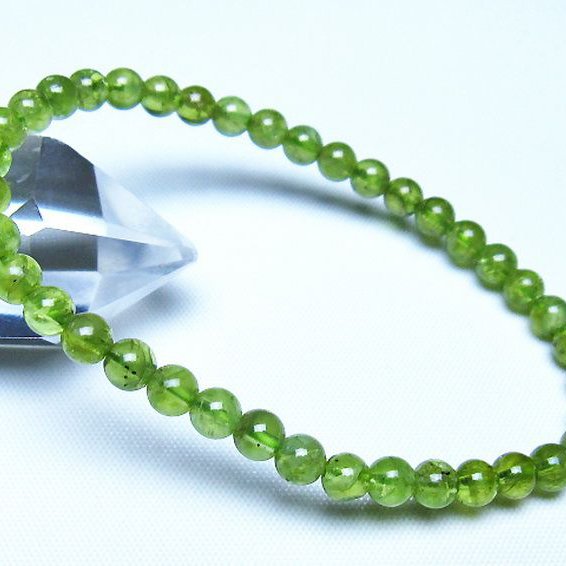 ペリドット ブレスレット 5mm [t283-11077]