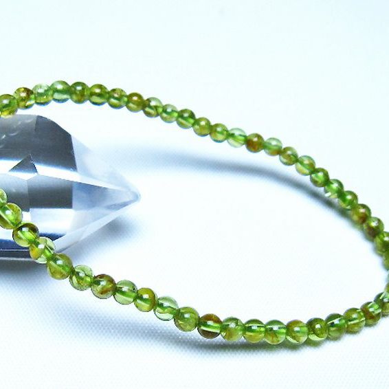 ペリドット ブレスレット 4mm [t283-11096]