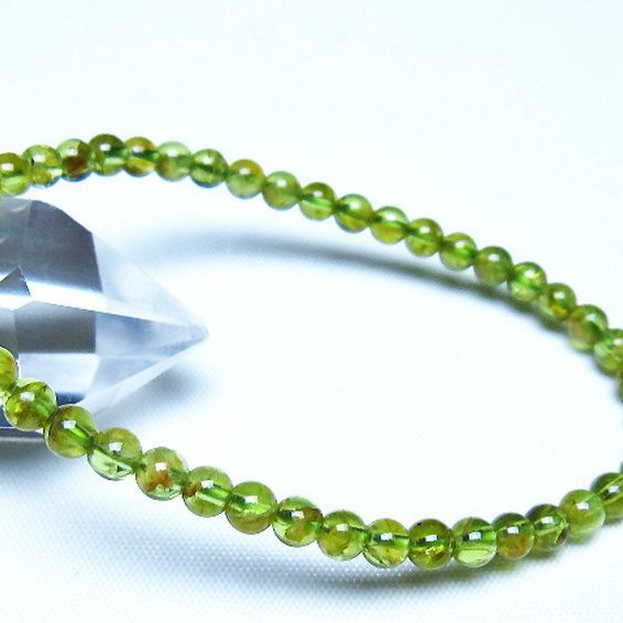 ペリドット ブレスレット 4mm [t283-11099]