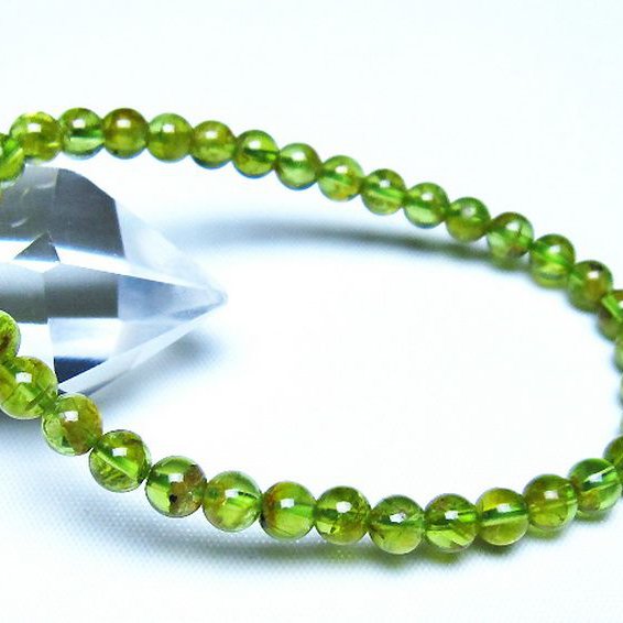 ペリドット ブレスレット 5mm [t283-11110]