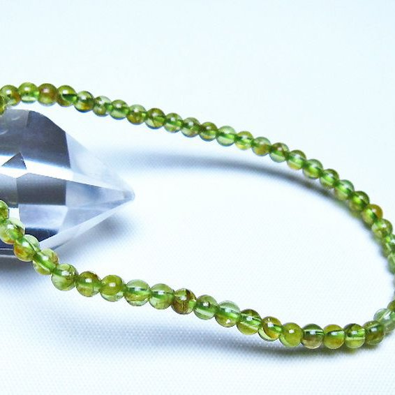 ペリドット ブレスレット 4mm [t283-11126]