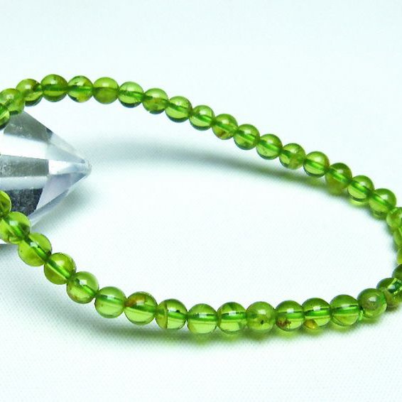 ペリドット ブレスレット 5mm [T283-8358]
