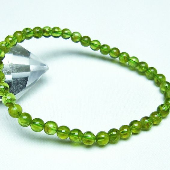 ペリドット ブレスレット 5mm [T283-8579]