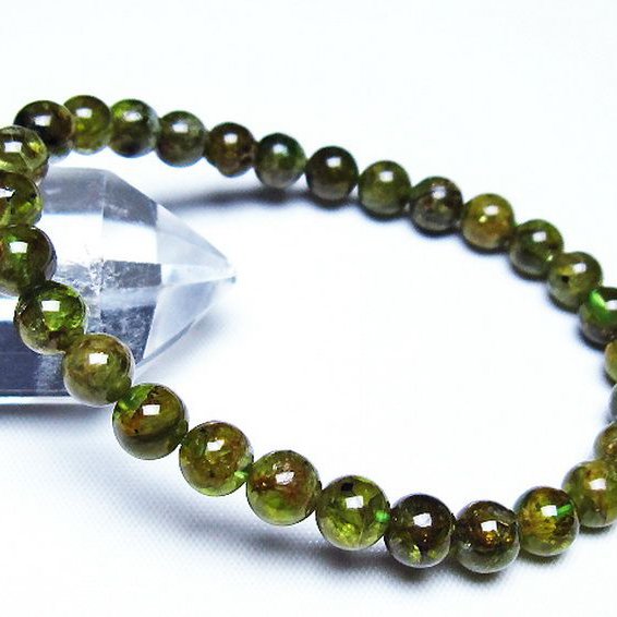ペリドット ブレスレット 7mm [T284-2691]