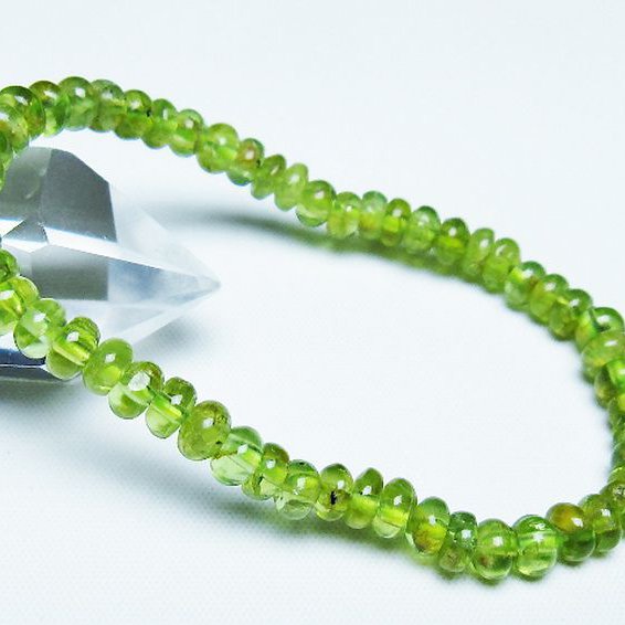 ペリドット ブレスレット 5mm [t284-2891]