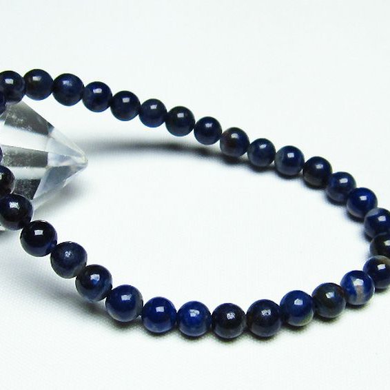 デュモルチェライトインクォーツ ブレスレット 6mm [T286-3329]