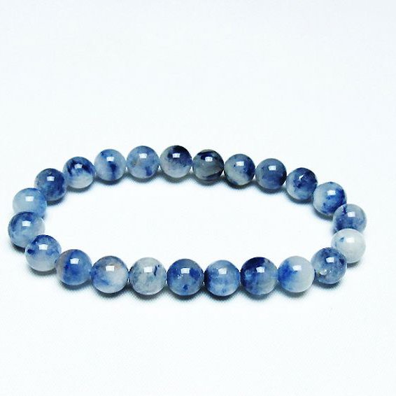 デュモルチェライトインクォーツ ブレスレット 8mm [T286-4222]