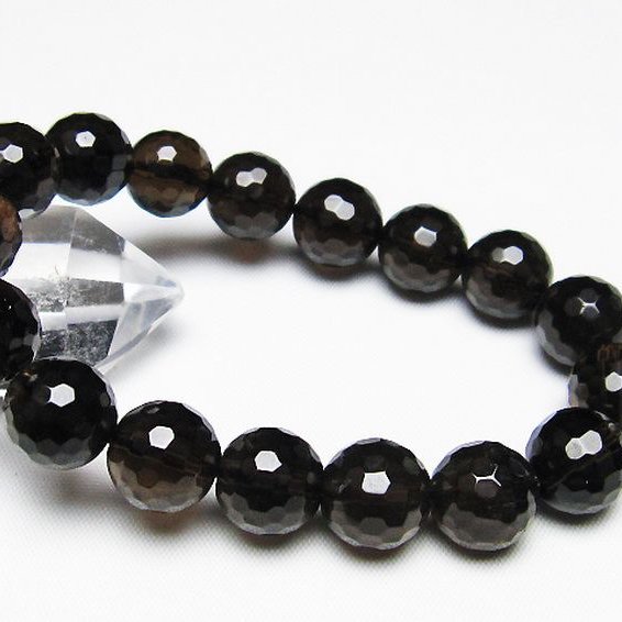 ライトニング水晶 ブレスレット 12mm [t287-2327]