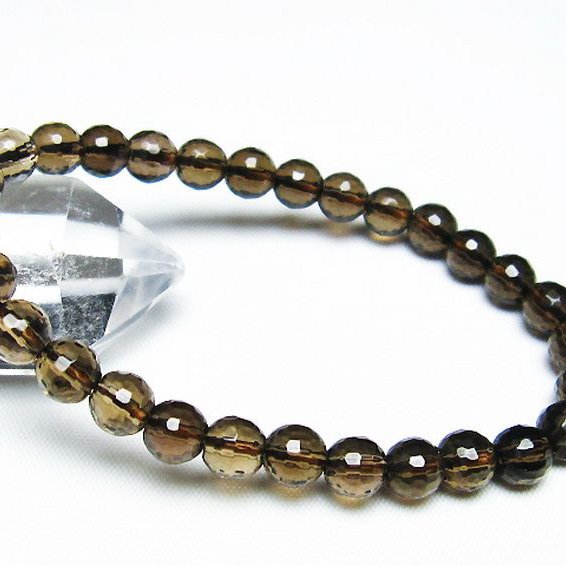 ライトニング水晶 ブレスレット 7mm [T287-2482]