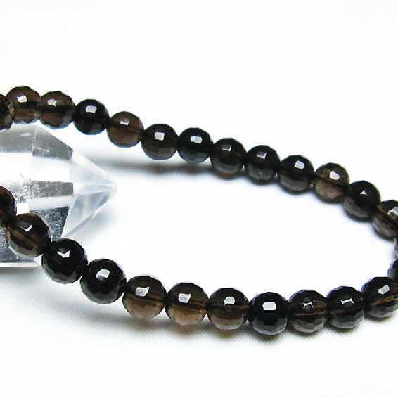 ライトニング水晶 ブレスレット 7mm [T287-2509]