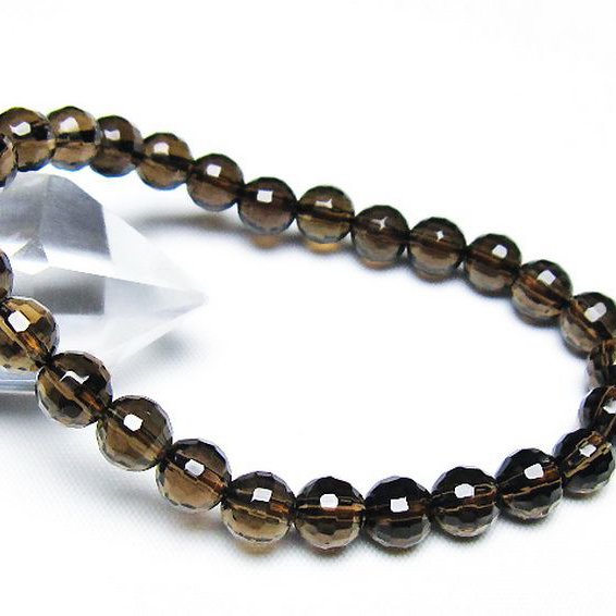 ライトニング水晶 ブレスレット 7mm [T287-2604]