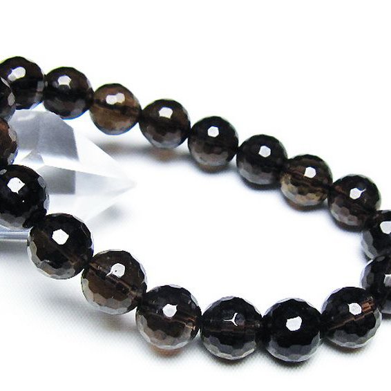 ライトニング水晶 ブレスレット 10mm [T287-2661]