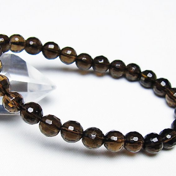 ライトニング水晶 ブレスレット 7mm [T287-2779]