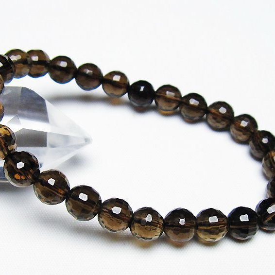 ライトニング水晶 ブレスレット 7mm [T287-2782]