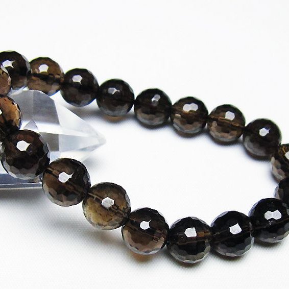 ライトニング水晶 ブレスレット 10mm [T287-2800]