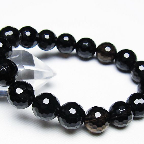 ライトニング水晶 ブレスレット 12mm [T287-2827]