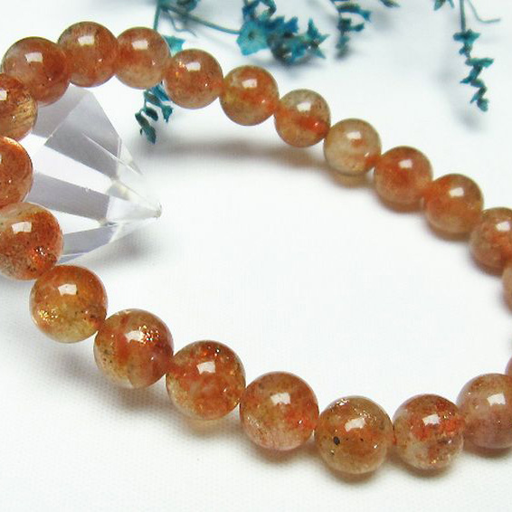 アフリカンストロベリークォーツ ブレスレット 8mm [T288-3732]