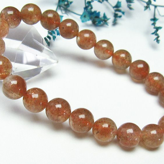 アフリカンストロベリークォーツ ブレスレット 9mm [T288-3733]