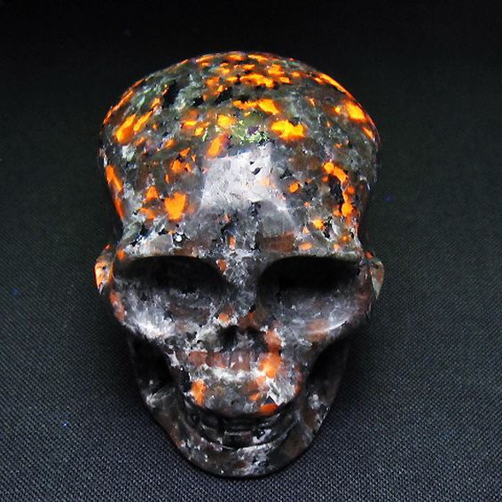 ユーパーライト ドクロ 置物[T292-3296]