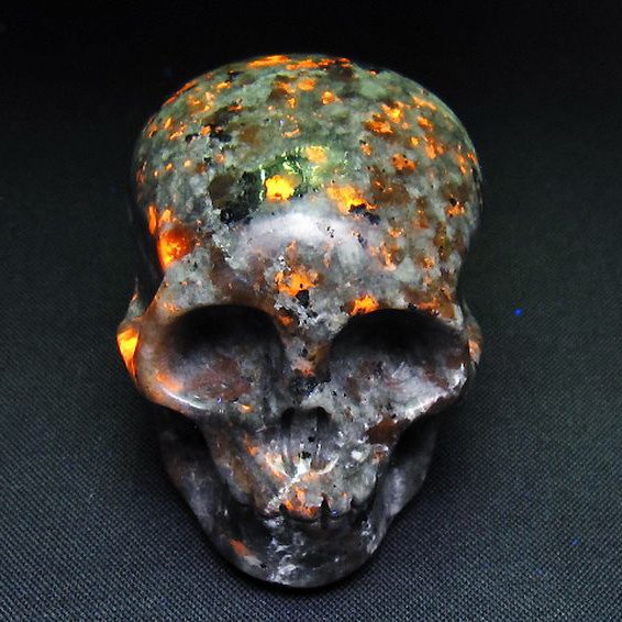 ユーパーライト ドクロ 置物[T292-3301]