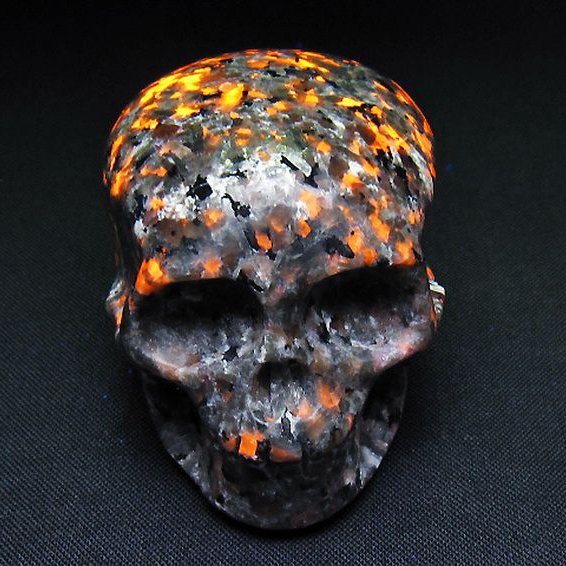 ユーパーライト ドクロ 置物[T292-3348]