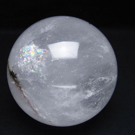 1.1Kg ヒマラヤ水晶 丸玉 91mm [T296-1683]