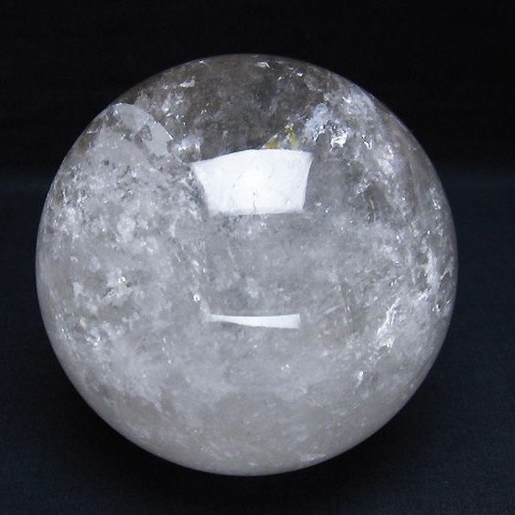 1.2Kg ヒマラヤ水晶 丸玉 95mm [T296-1707]