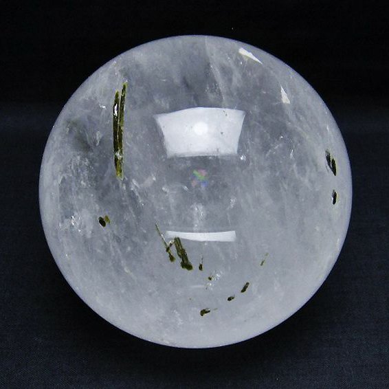 1.2Kg トルマリンルチル 丸玉  95mm [T296-2191]