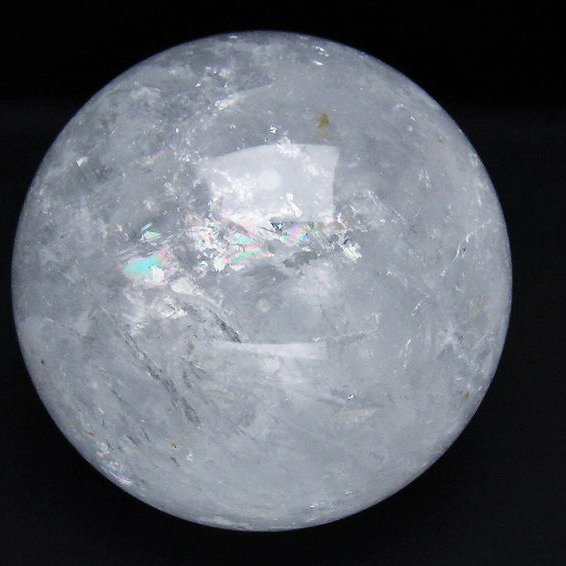 1.1Kg ヒマラヤ水晶 丸玉 91mm [T296-2912]