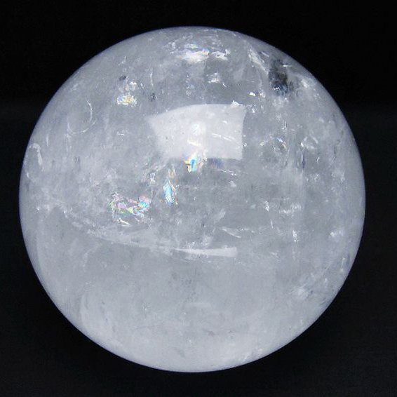 1.6Kg ヒマラヤ水晶 丸玉 110mm [T296-2923]