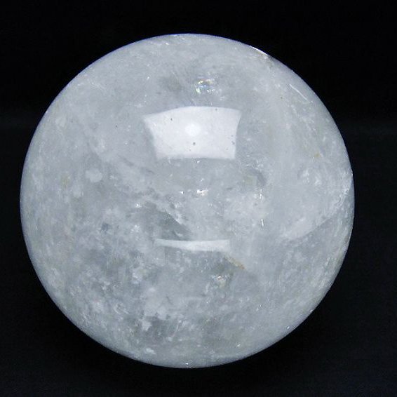 1.3Kg ヒマラヤ水晶 丸玉 97mm [t296-3015]