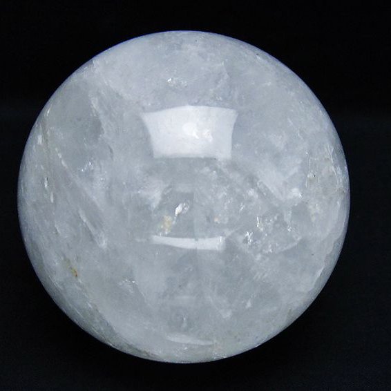 1.1Kg ヒマラヤ水晶 丸玉 92mm [t296-3019]