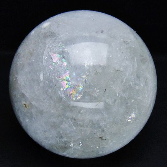 1.3Kg ヒマラヤ水晶 丸玉 97mm [t296-3106]