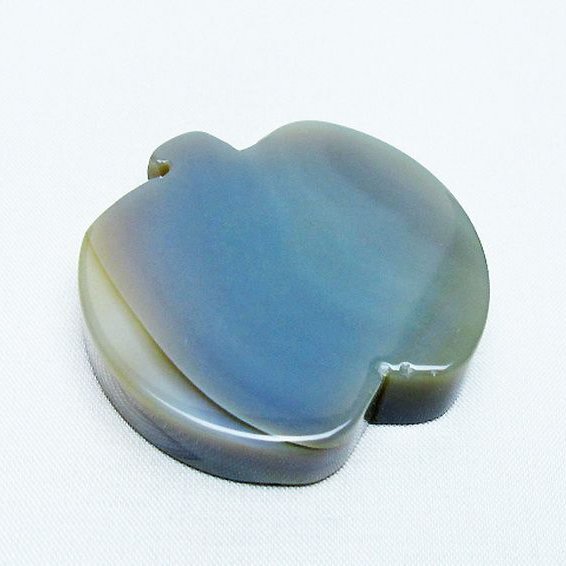 アゲート リンゴ 置物[T300-3670]