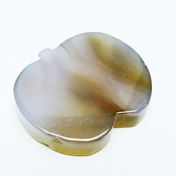 アゲート リンゴ 置物[T300-3728]