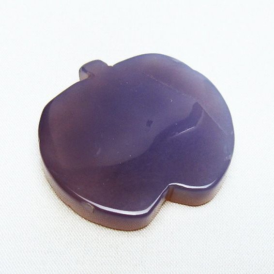 アゲート リンゴ 置物[T300-3744]