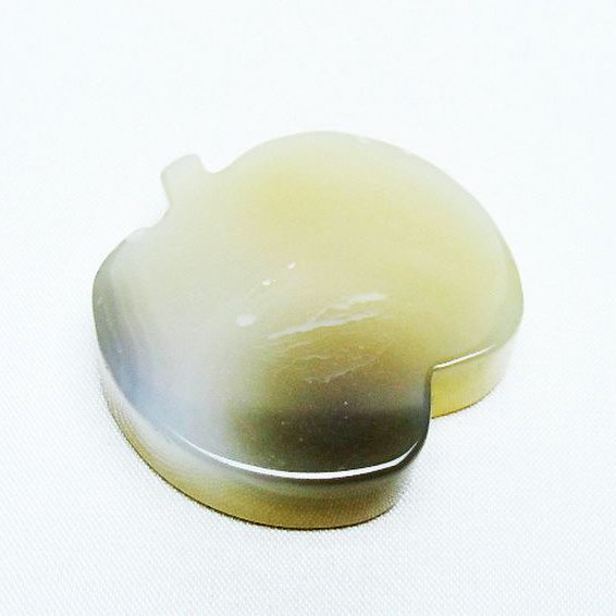 アゲート リンゴ 置物[T300-3766]