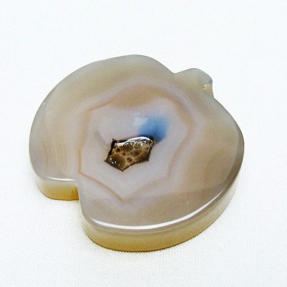 アゲート リンゴ 置物[T300-3782]