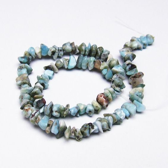 ラリマー 一連 ビーズ 0mm [t301-931]