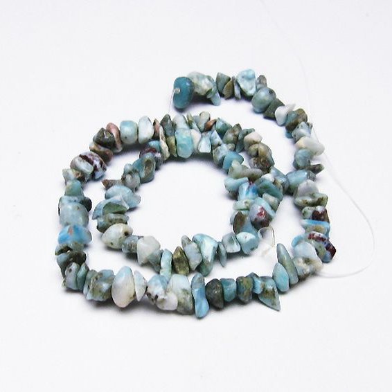 ラリマー 一連 ビーズ 0mm [t301-950]