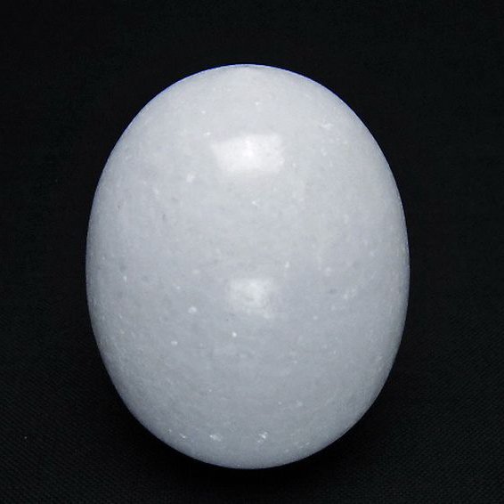 漢白玉たまご 置物 [t306-2953]