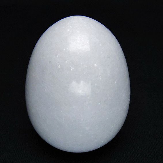 漢白玉たまご 置物 [t306-3006]