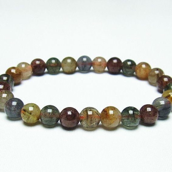 ルチル水晶 ブレスレット 7mm [t308-1501]
