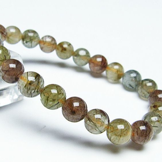 ルチル水晶 ブレスレット 8mm [t308-2303]