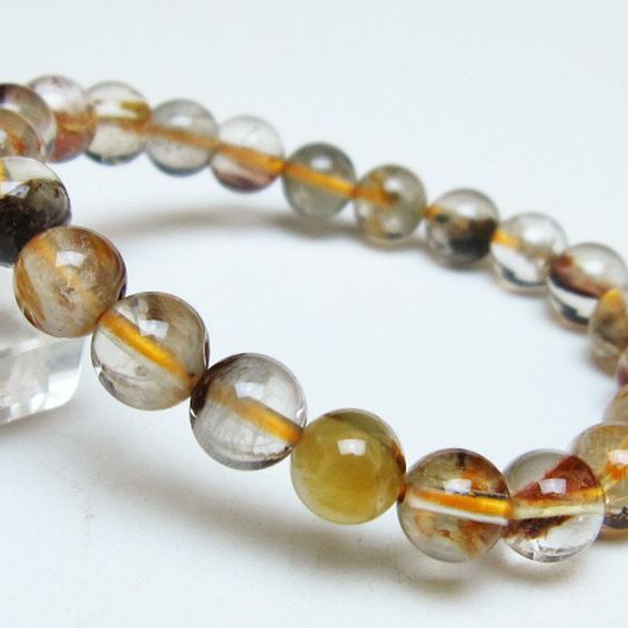 ルチル水晶 ブレスレット 8mm [t308-2620]