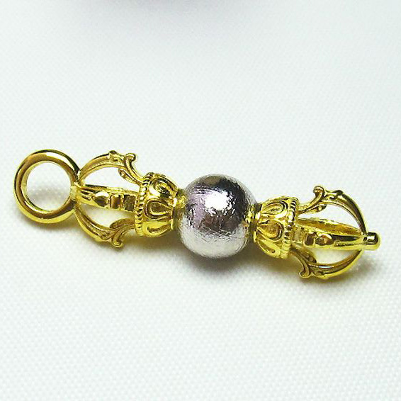 ゴールドギベオン メテオライト  ペンダント [T309-2200]